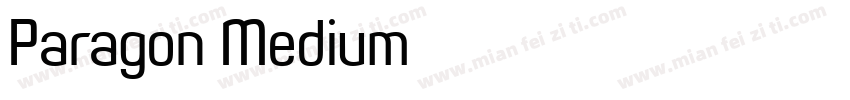 Paragon Medium字体转换